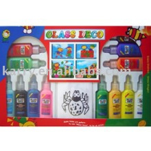 Kit de déco verre 13 couleurs pour enfants 22ML